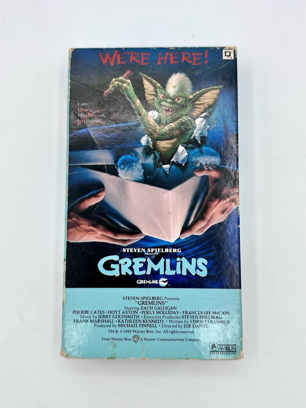 Gremlins VHS 1985 Warner Brothers Home Video
